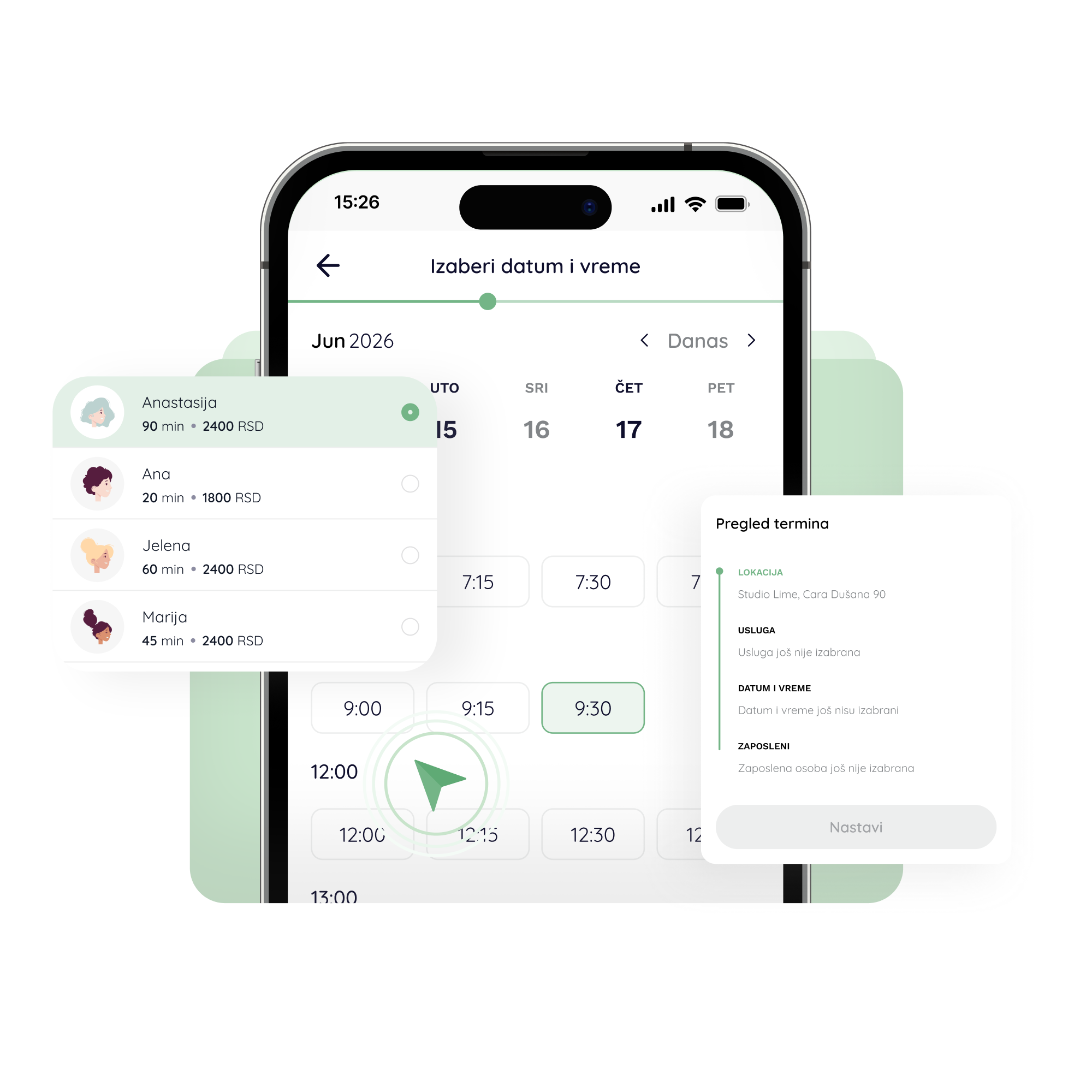 Online zakazivanje za kozmetički salon - Lime Booking Srbija